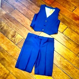 Jean Bourget Bermuda Chic Shorts and Vest Set